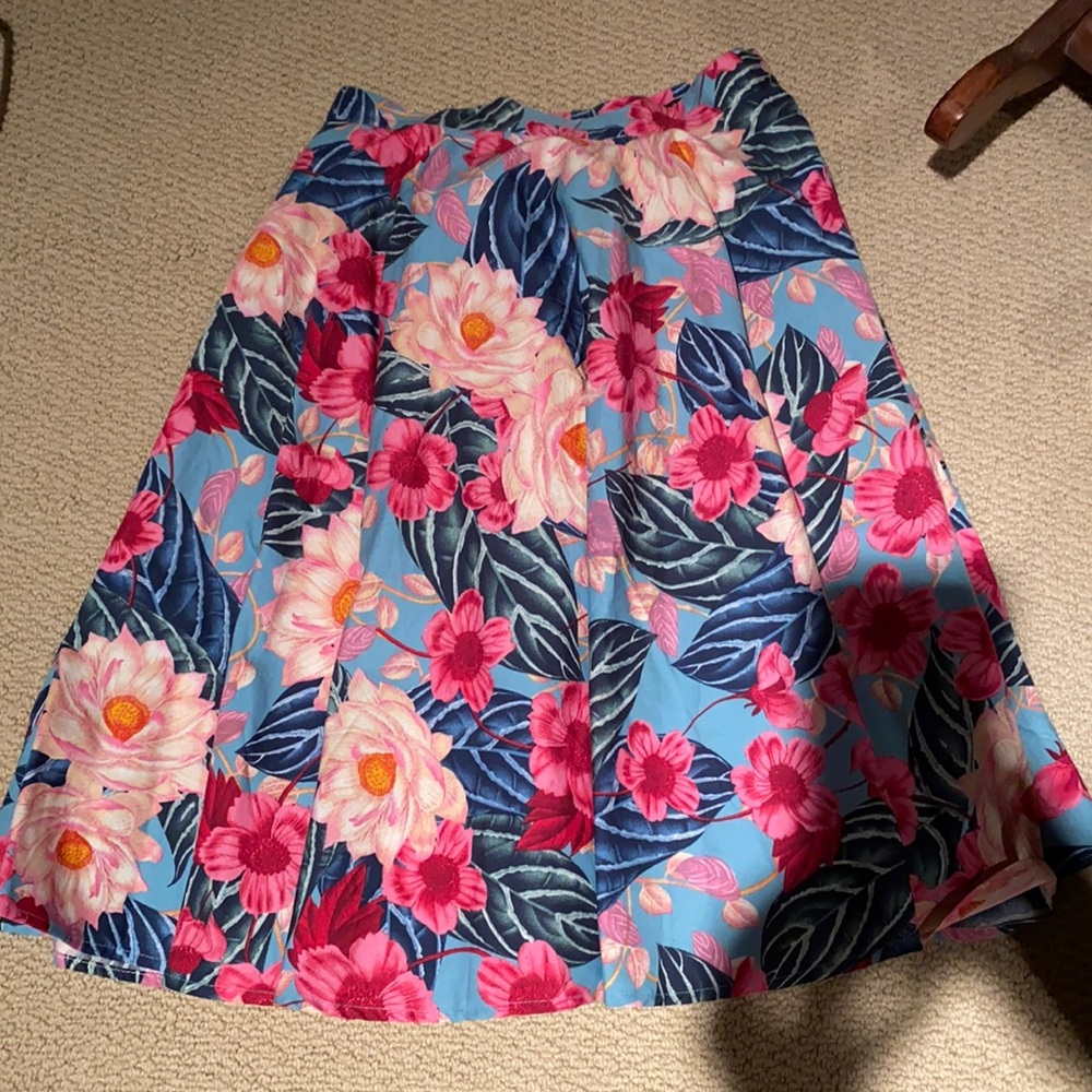 Hell Bunny Floral circle skirt-donating in may!
